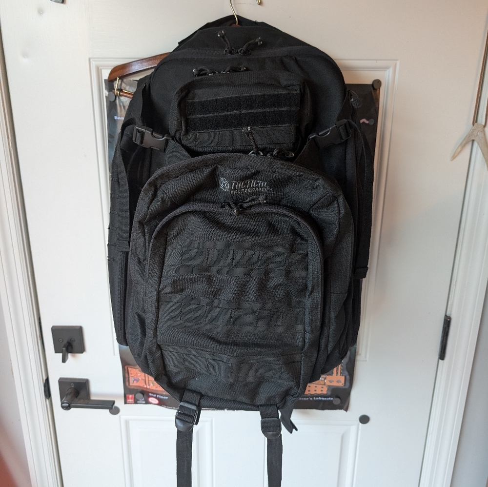 Black Backpack for Men